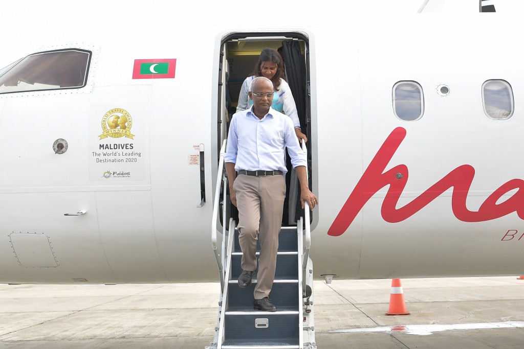 Photo: Raeesuljumhooriyaage dhekanbalun Addu City ah vadaigathun