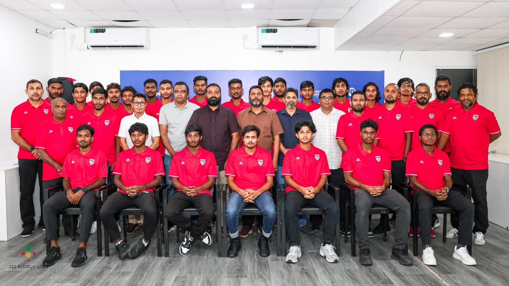 SAFF U20 mubaaraathah dhivehi gaumee team ge squad final koffi
