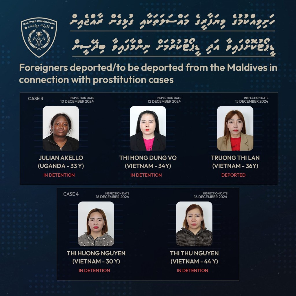 Hashi vikkumuge viyafaari kuri network eh athulaigane, 3 anhenaku deport kohfi