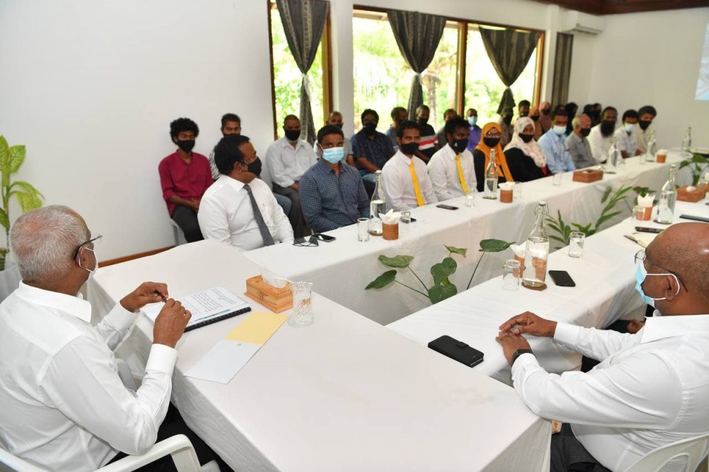 Hanimaadhoo Airport ge milkuverikan onnaanee sarukaarah, beyruge sifain nuthibeyne: Raees