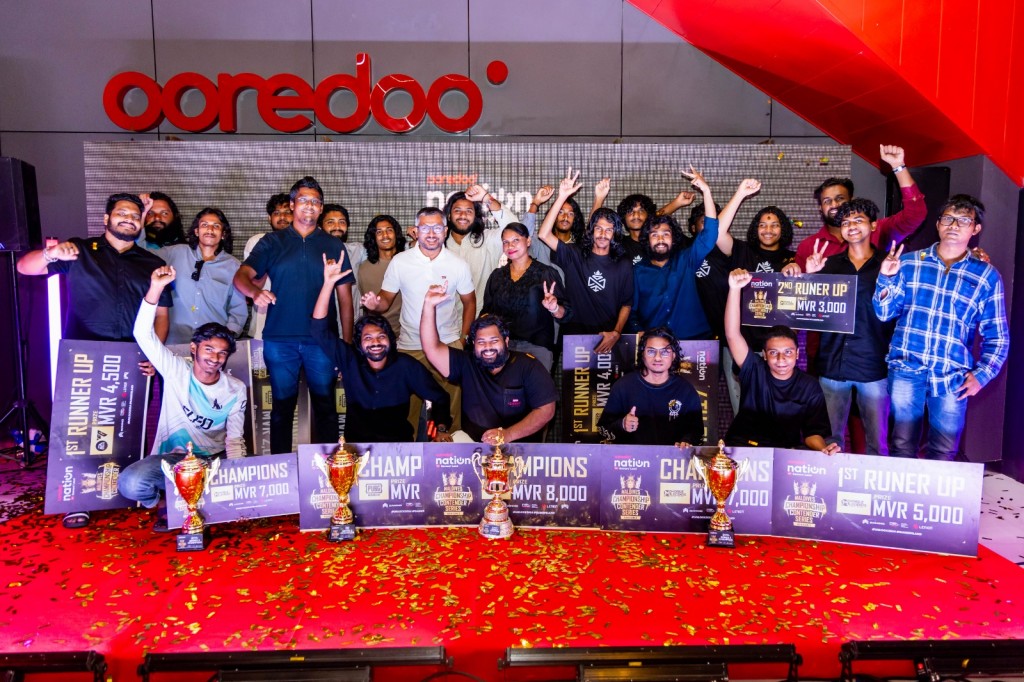 100,000  rufiyaage faisaage inaamaaeku Ooredoo Nation ge ''ultimate gaming festival'' anna february gai