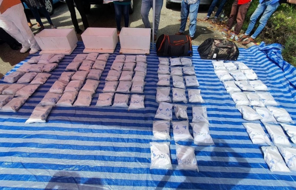 119 kgs of drugs seized in 48 hours