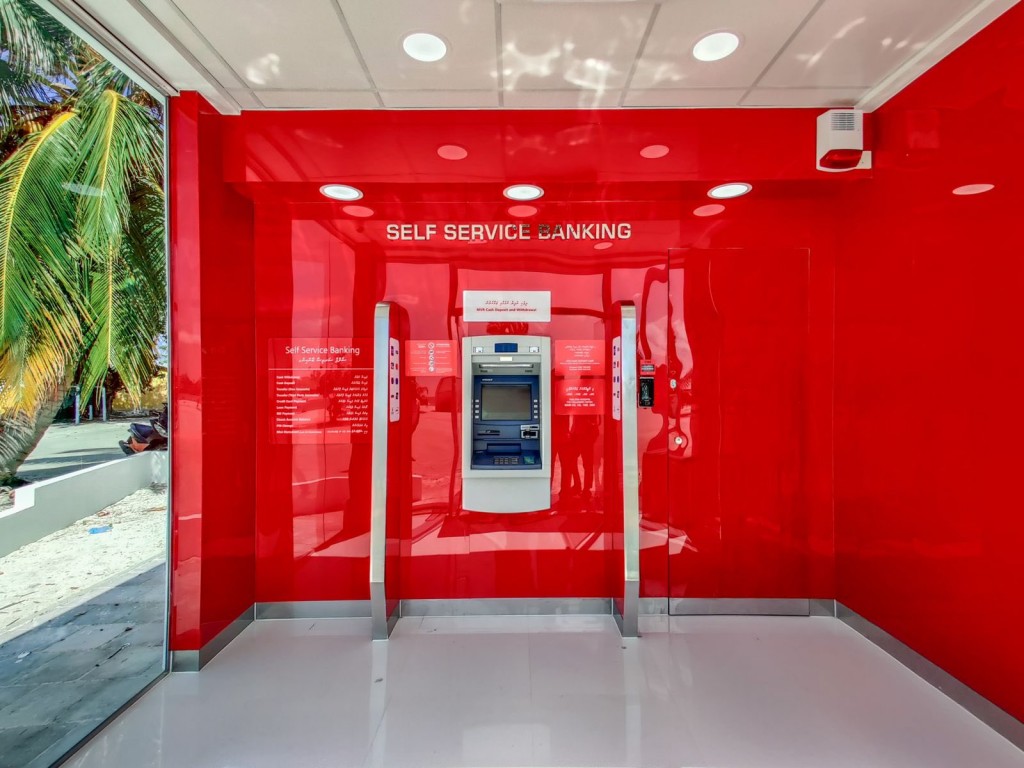 BML in Hirilandhoo gai Self Service ATM eh Hulhuvaifi