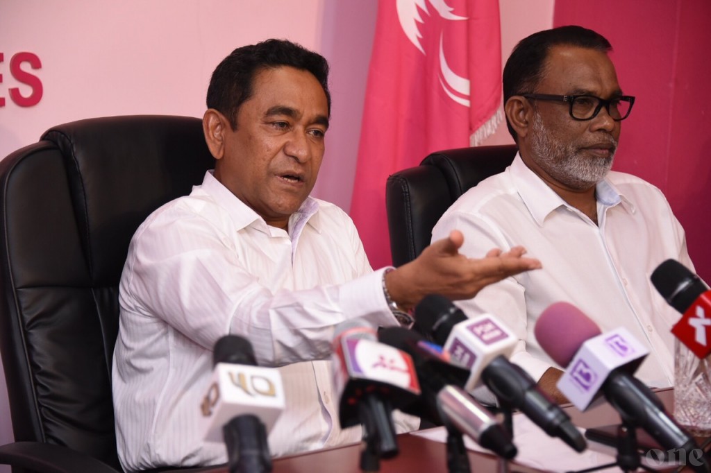 Raees Nasheedge mahsala balaa gothah, Yaameen maraalan ulhunu mahssala ves balanjehey: Ddhurey