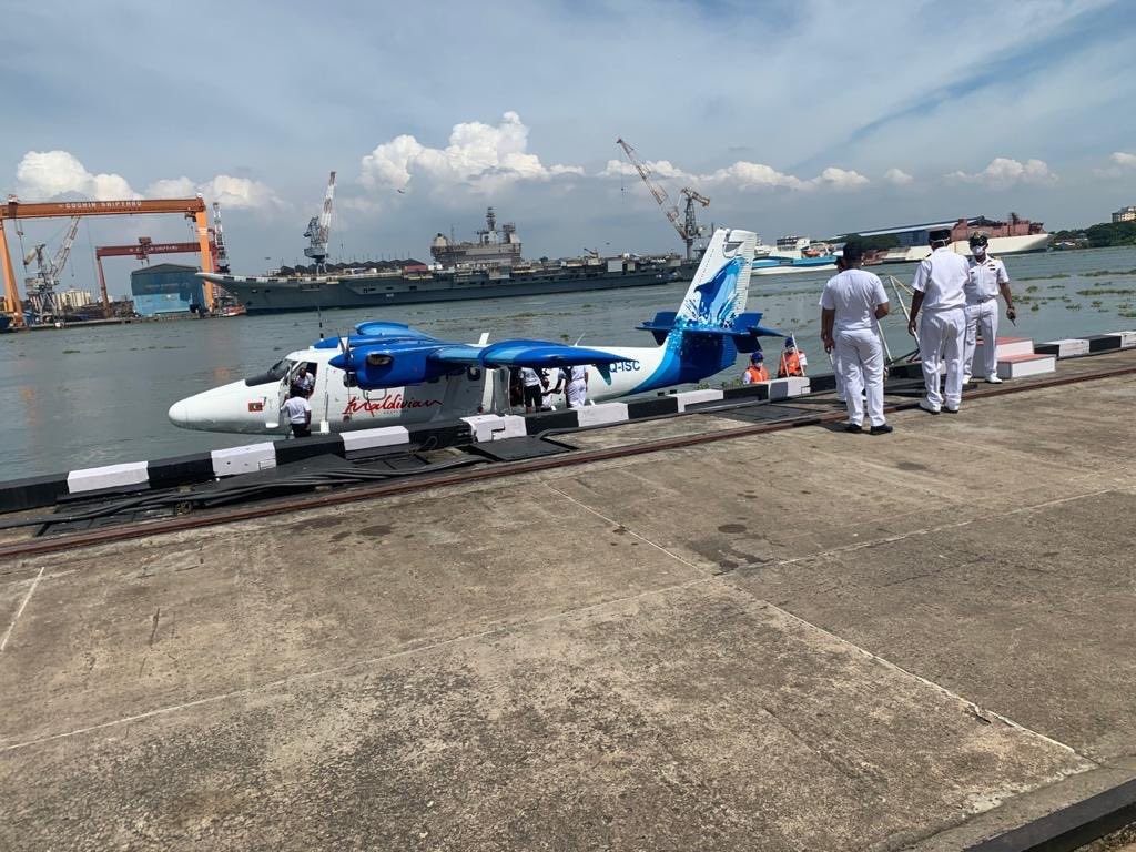 Raajjey ge ehee aa eku India gai Seaplane ge hidhumaiy fashanee