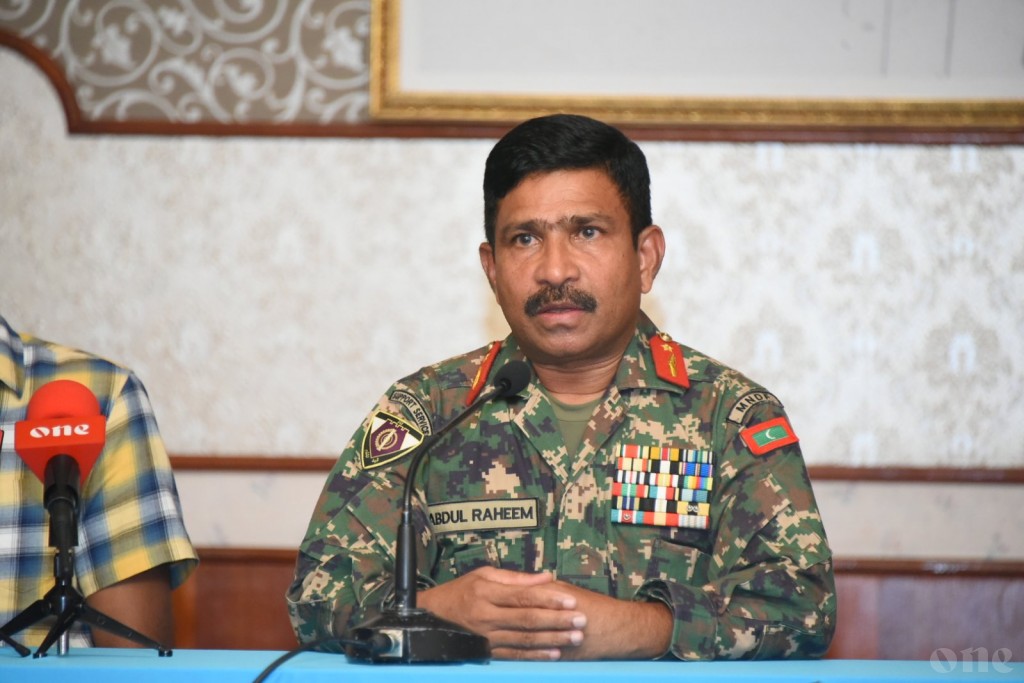 Chief of defence force ge magaamah Major General Abdul Raheem