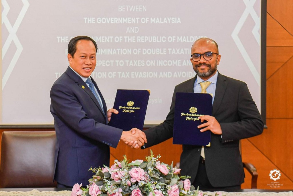 Raajje aai Malaysia in double tax negun huttaalan ebbas vejje