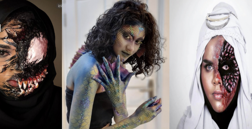 Ruthuba ge special effect makeup thah thafaathu, amaazu makeup school akaa dhimaa'ah!