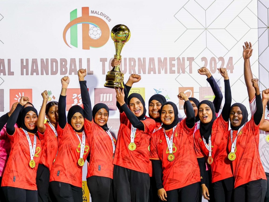 Gaumee Handball champion kan Red Hawks aai GB in hoadhaifi