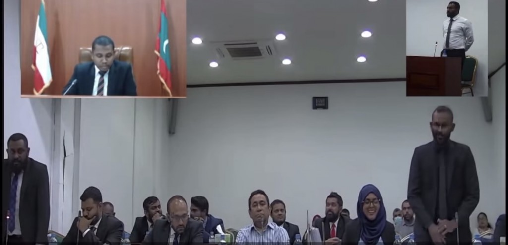 Ghaazee Shakeel  dhaulathuge vakeelunnah: Miee kohttai heen samaasaa kuran jehey majileeheh noon!