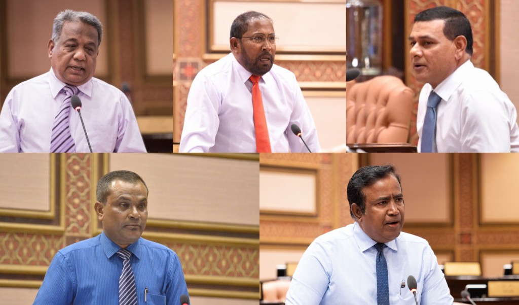 Dhen riyaasathu balahahttavaane tharutheebu: Siyam, Qasim, Salee, Ghafoor adhi Amir
