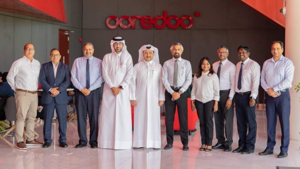 Qatar ge safeeru Ooredoo Maldives ah ziyaaraiy kurahvaifi