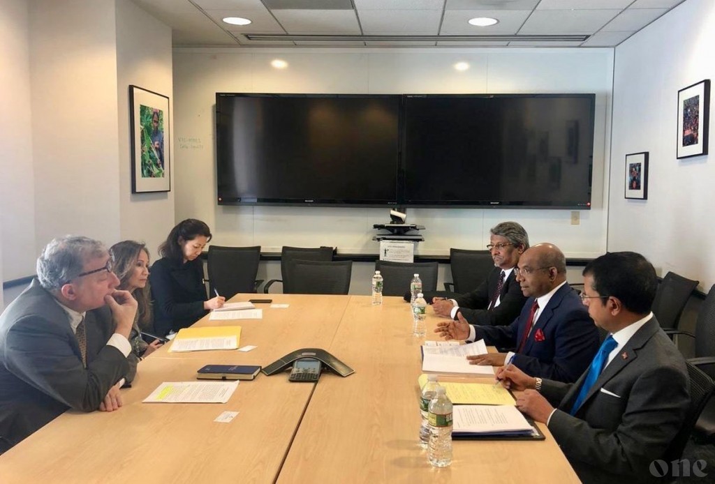 Foreign meets with US Treasury and USAID