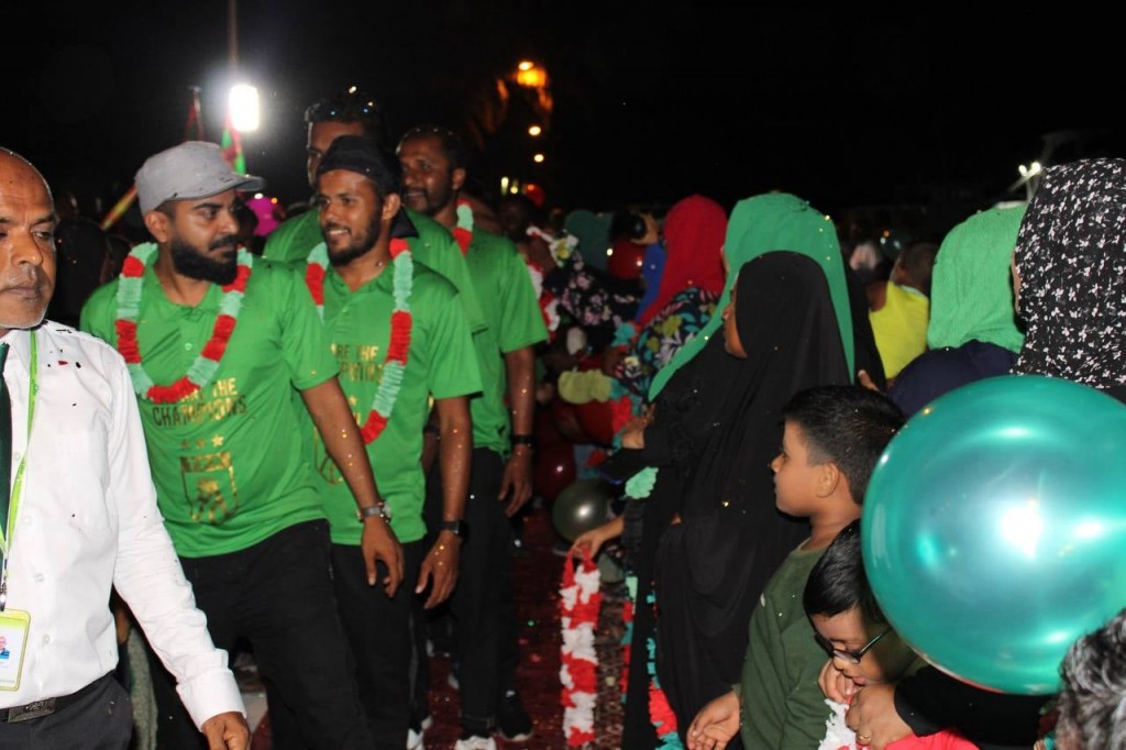 Thattaa eku Thimarafushi team ufan fasgandah, maruhabaa in ufalun folhuvaalaifi