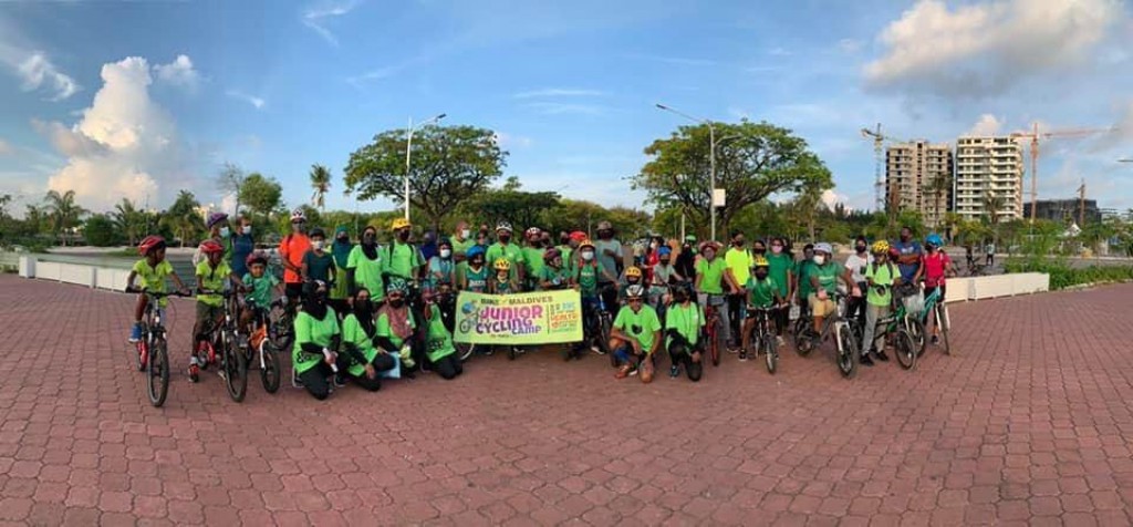 Bike Maldives ge junior bike club ge thamreenuthah foari aaeku kuriah