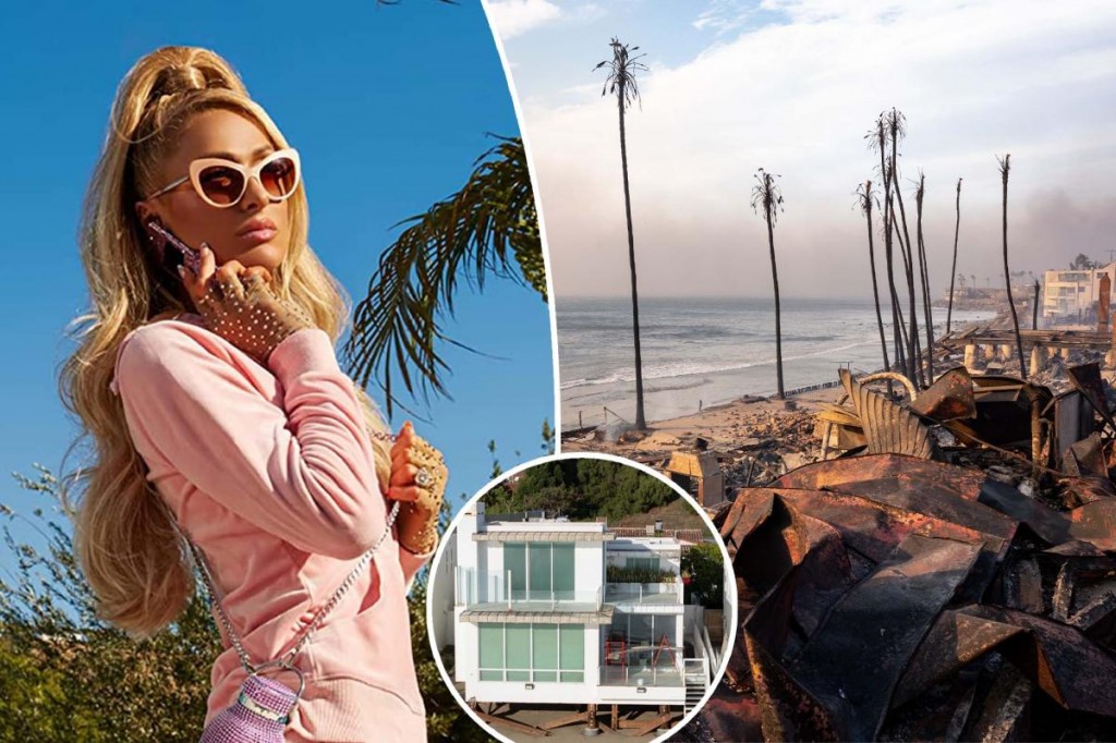 Los Angeles fire: Paris Hilton fadha gina tharinge gethah andhaifi