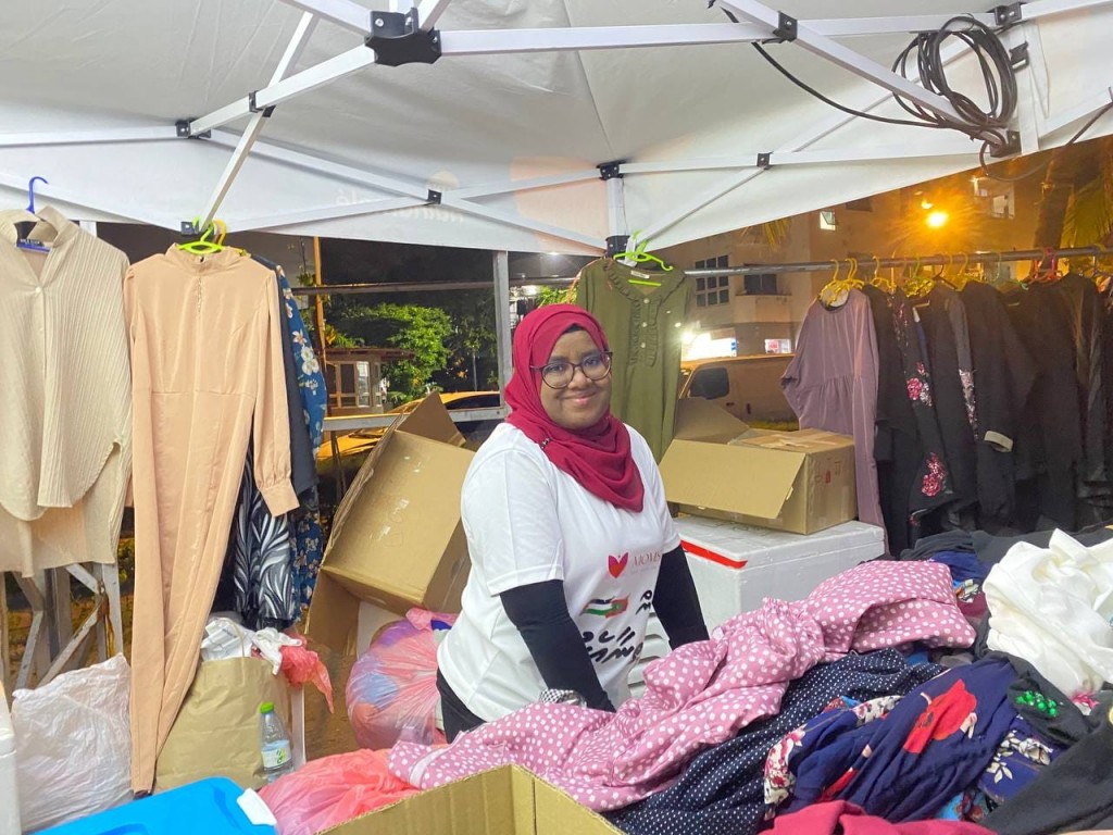 Palestine ah eheevumah MOMs in maadhamaa hulhumale' gai fund raising harakaatheh baahvanee