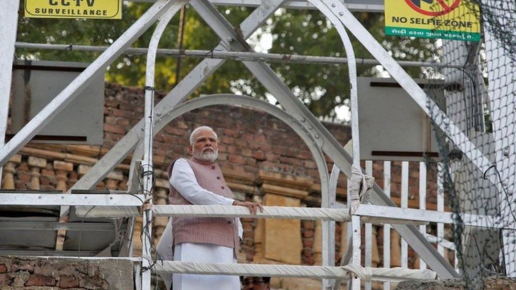 PM Modi visits site of India bridge tragedy