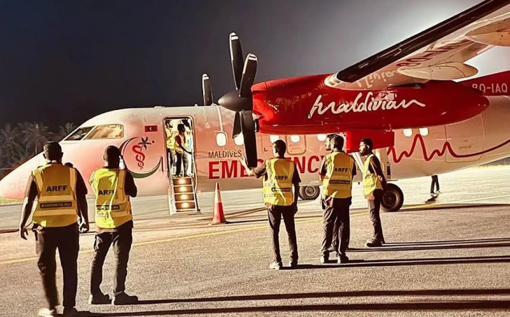Air Ambulance ge furathama dhathuru Kulhudhufuttah