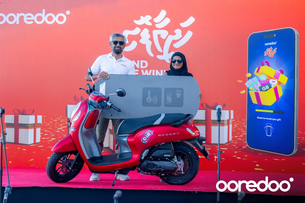 Ooredoo hadhiyaa foshi ge cycle havaalu koffi