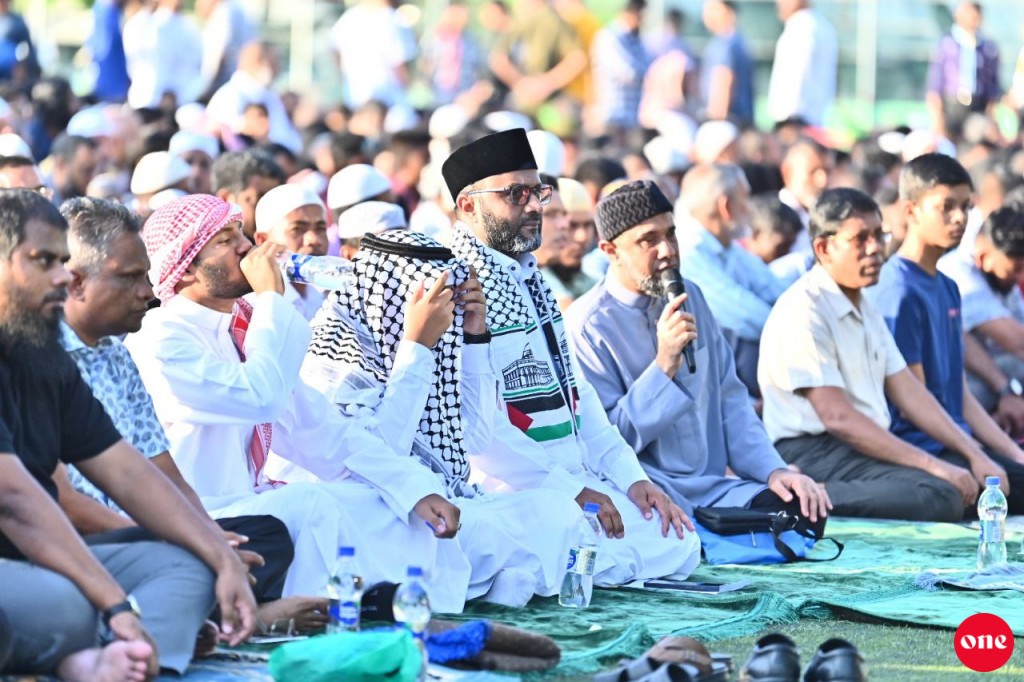 Eid Huthubaa gai naseyhaiytherivee Palestine rayyithunge mathin handhaan nathaanulumah!