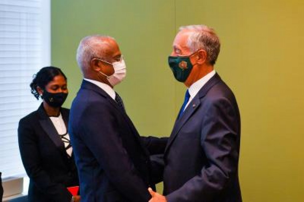 Raees Solih, Portugal ge Raees aa baddhalu kuravvaifi