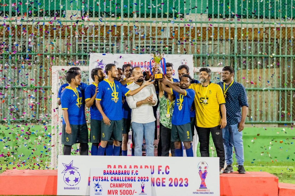 Hithaadhoo Baraabaru FC futsal challenge ge champion kan ''The Best'' ah