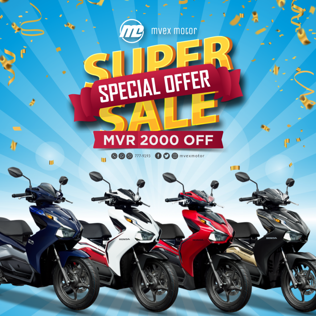 MVEX Motors: Fahuge molhethi cycle thah bodu discount akaa eku