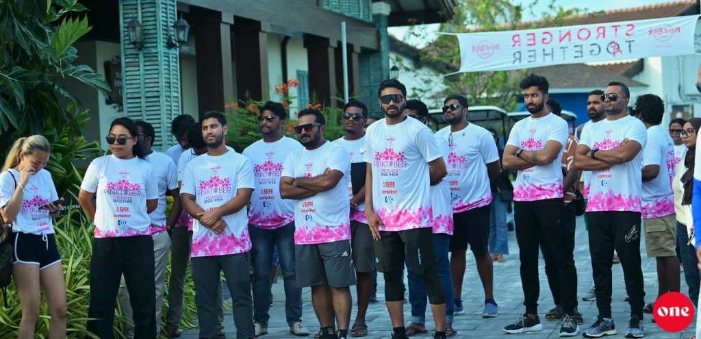 One photo: Hardrock ge pinktober fun run