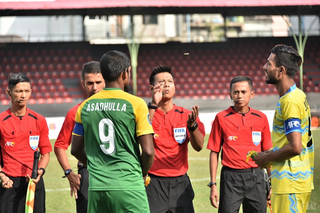 AFC cup ge Group Stage match thah Raajjeygai beyvvumah Bid hushahalhaifi