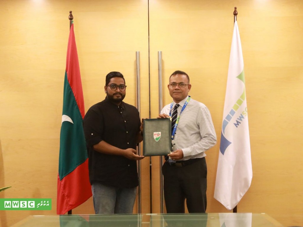Dhivehi premier league ge main sponsor akah MWSC