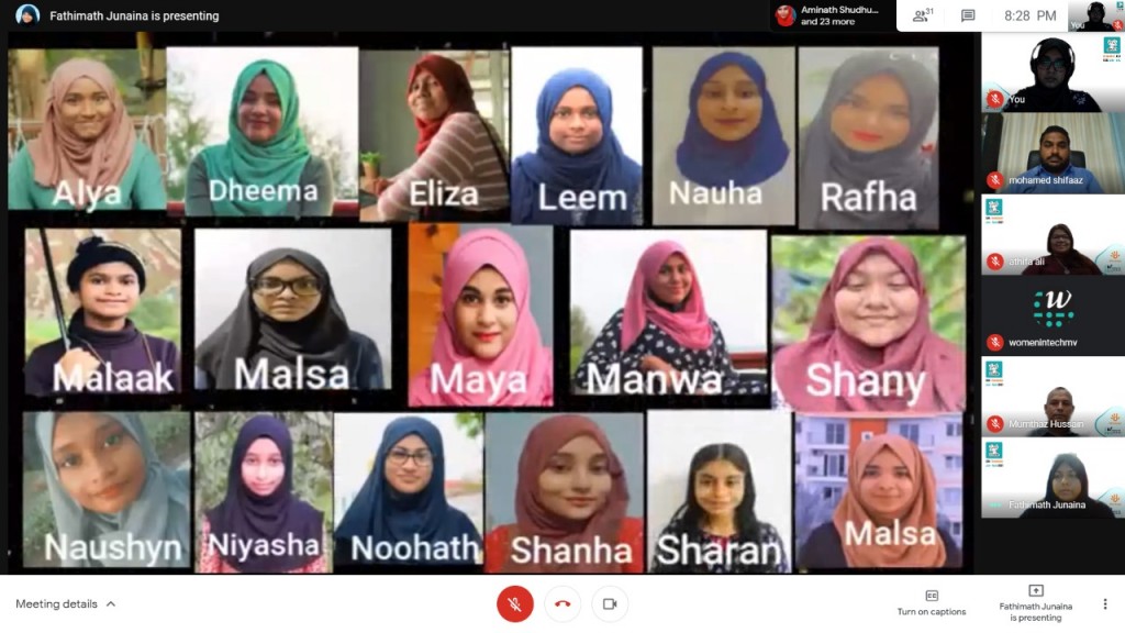 Thinadhoo gai beyvi ''Girls to code'' ge 2 vana program ninmaalaifi