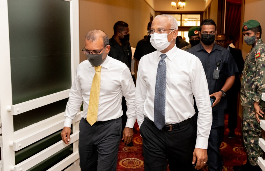 Raees Solih ge mahcchah thuhumathu kuraa MMPRC ge mahssala balan Raees Yameen govaalahvvaifi