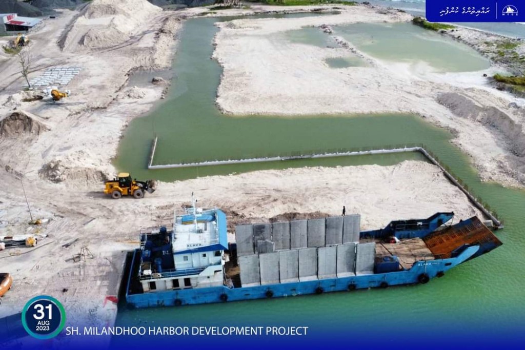 Milandhoo bandharu masakkathah beynunvaa concrete galuge 2 vana shipment gengosfi