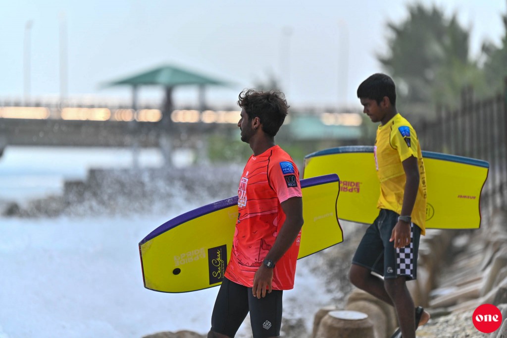 Gaumee bodyboarding program ''hudhu fonu'' furathama faharah atoll thereyah