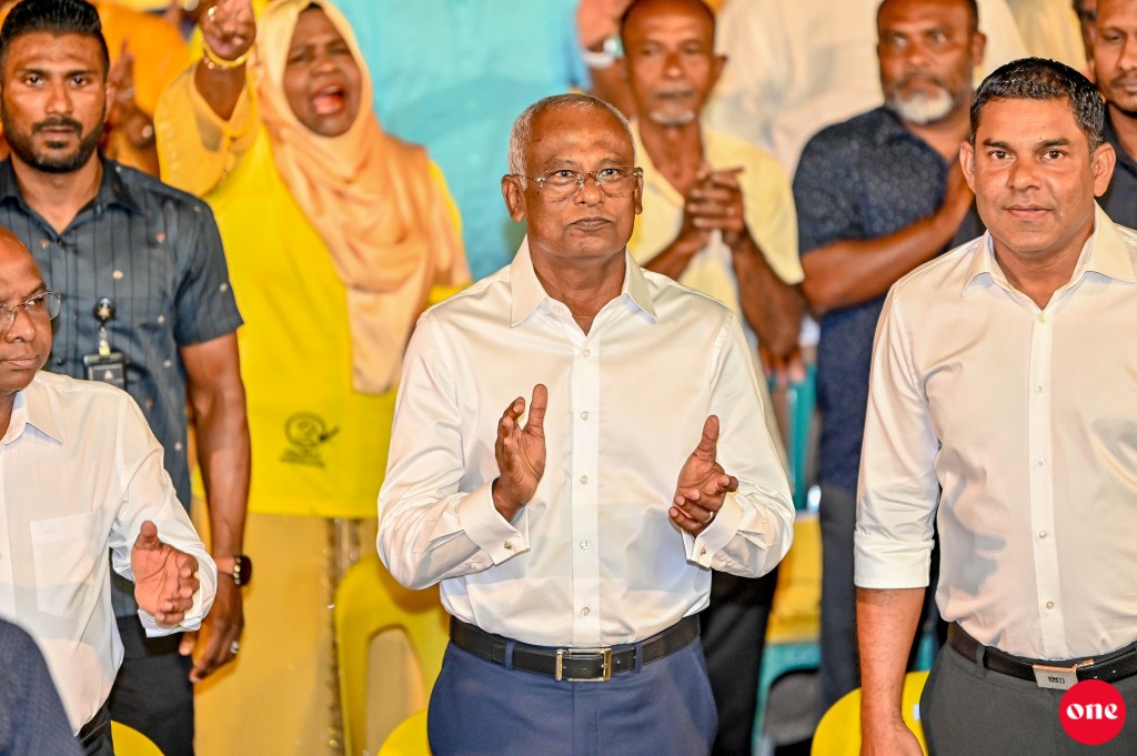 ONE Photo: Raees Solih ge primary campaign ge bodu jalsa