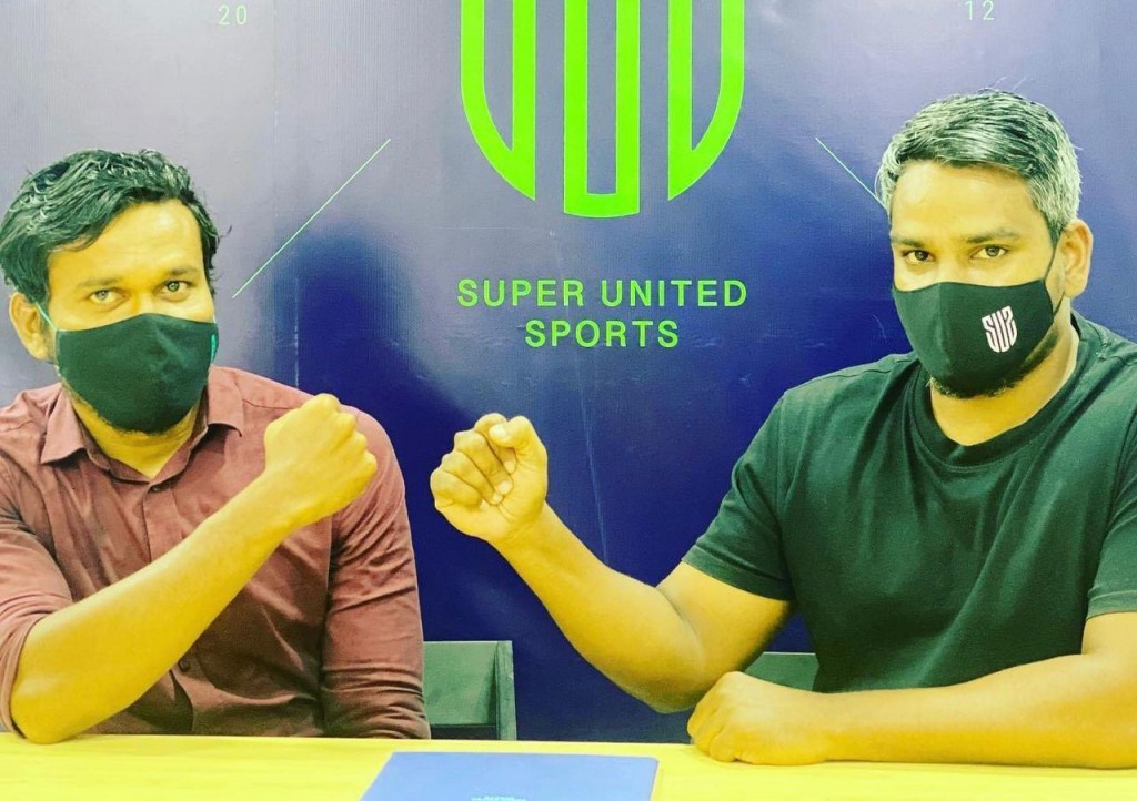 Gaumee team ah kulhefaivaa thajuribaakaaru defender Shaafee ves Super United ah