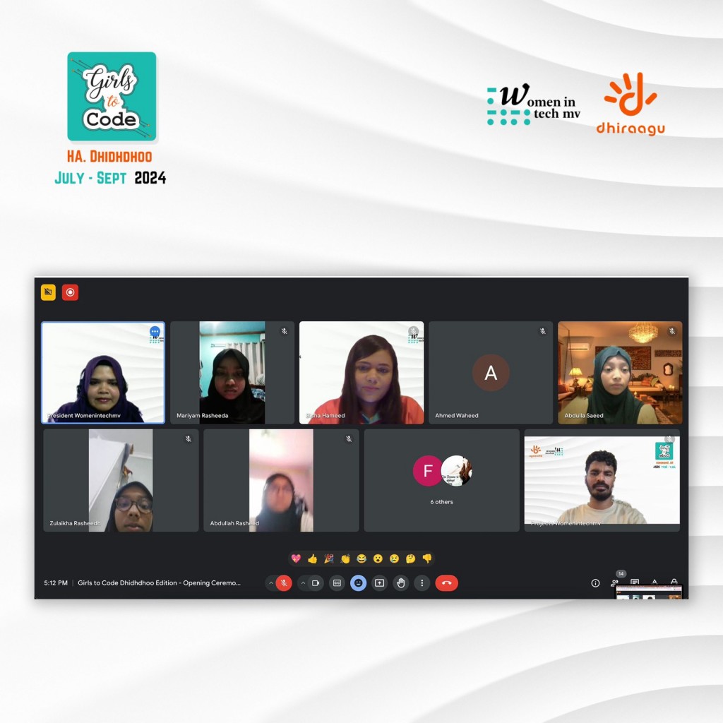 ''Girls to code'' programe ge Dhidhdhoo edition fashaifi