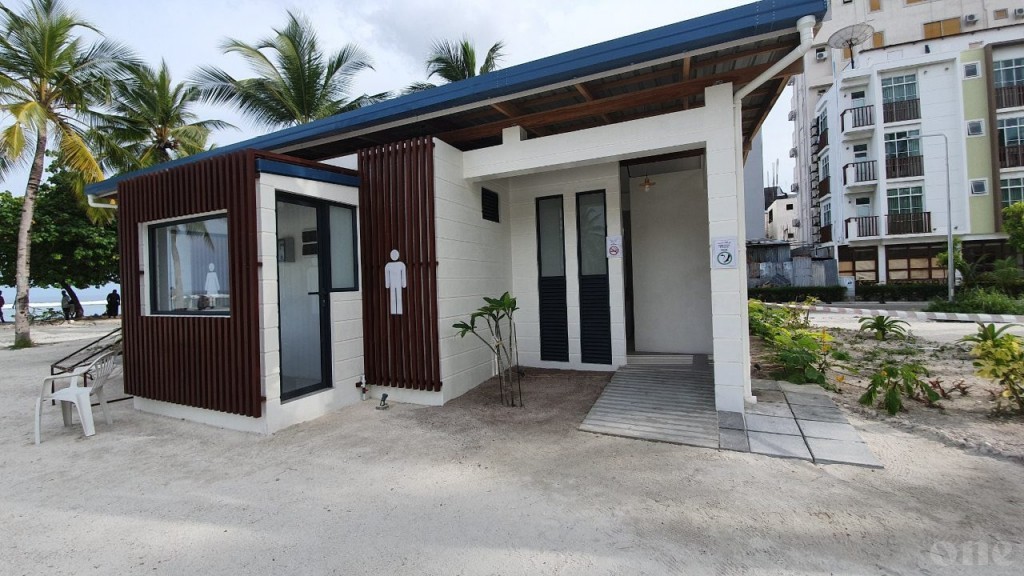 Public toilets developed at Hulhumale’ swimming track
