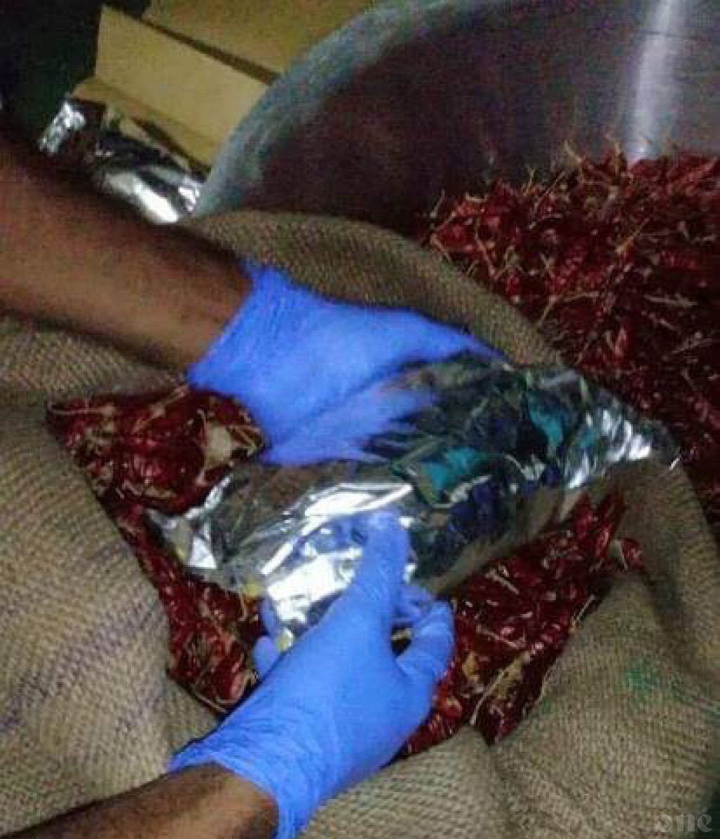 2.12 kilos of narcotics seized by customs service
