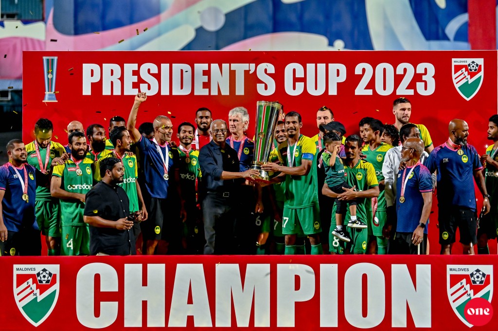 One Photo: Maziya in 2 vana faharah President's Cup kaamiyaabu kurun
