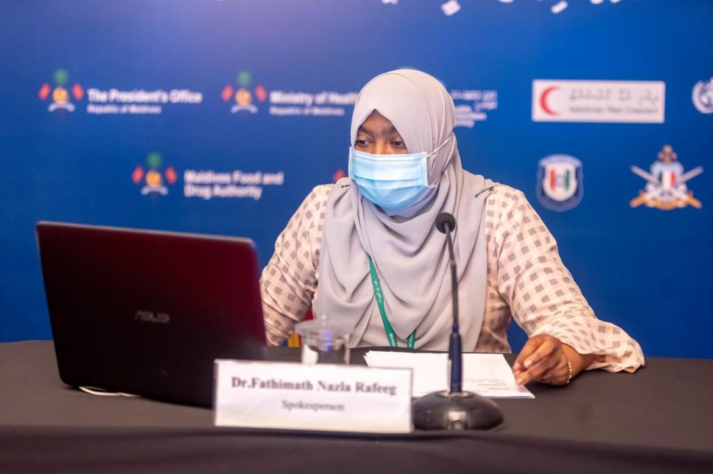 Mihaaru alhaafaivaa fiyavalhuthakaa dhurah dheven othee Covid Vaccine jahaigen: Dr. Nazla