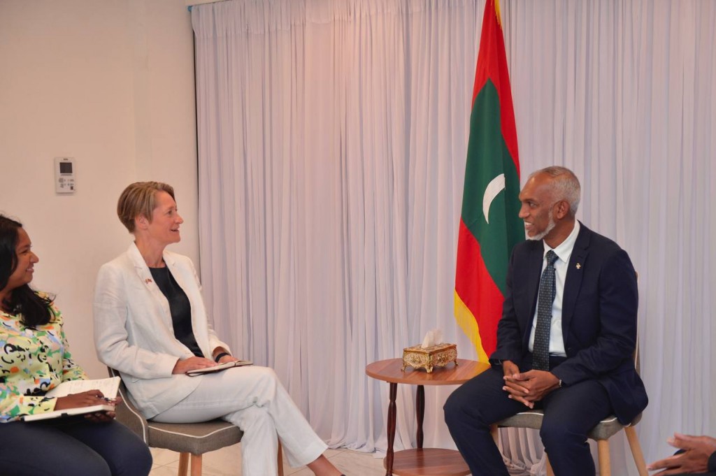 President-elect Dr. Muizzu meets with British Ambassador Caron Röhsler