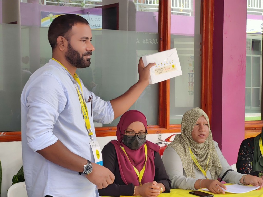 Dhaairaa thakah badhaleh nugenes, Addu Male' foshithakuge vote lun fashaifi