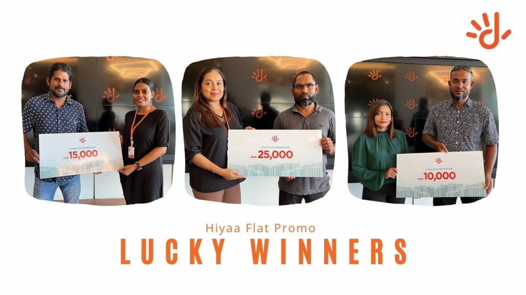 Dhiraagun kuriyah gendhiya Hiyaa flat promotion ge naseebuverin hovaifi