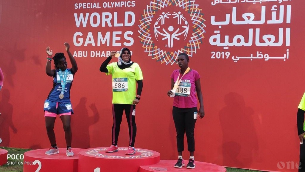 Care Society’s Shifna wins Gold Medal in Special Olympics