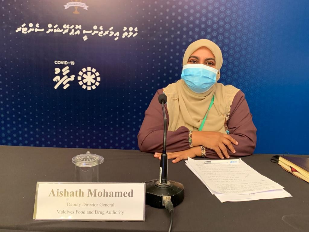Pfizer aai Sinopharm akeeves dhe dose ge vaccine, mi vaccine thakuge dhevana dose 4 hafthaa fahun dheveyne: MFDA