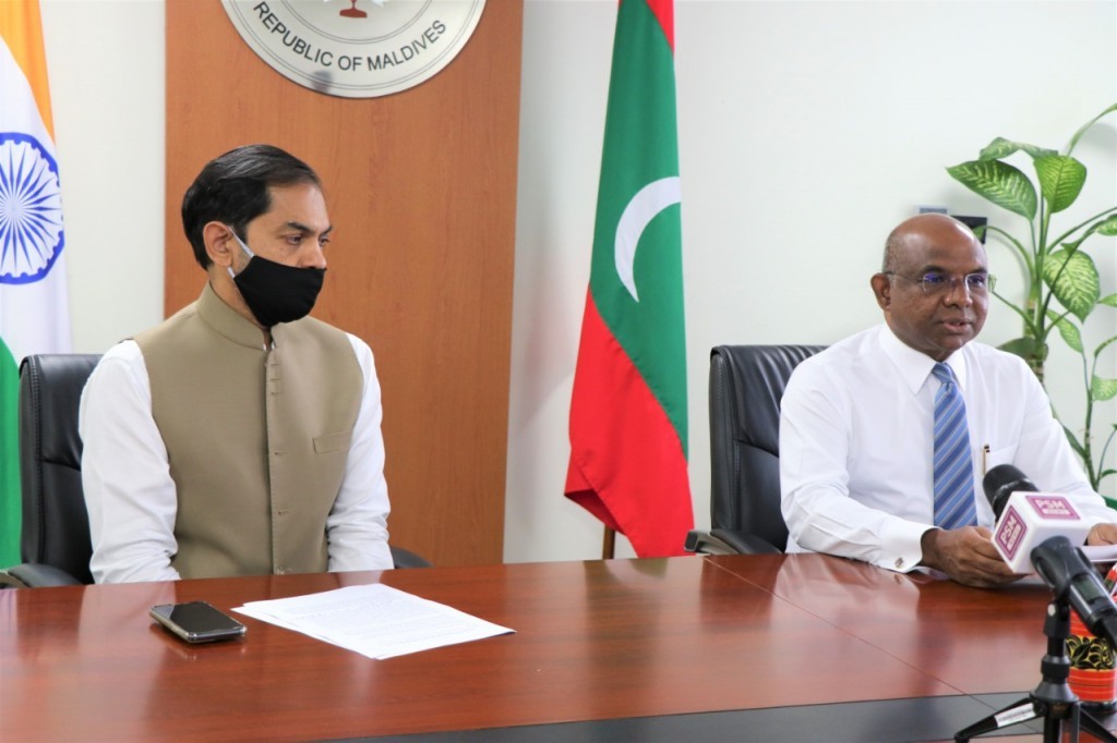 Two projects inaugurated for Hulhumale’ under Indian grant