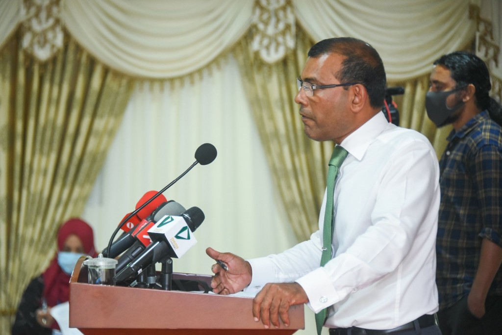 BREAKING: India out campaign akee harukashi fikuruge jamaa'aiythah isvethibe kuraa campaign eh: Nasheed
