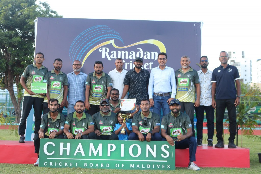 Ramazan cricket carnival: Sarukaaru office thakaai kunfunithakuge mubaaraathuge champion kan Police ah